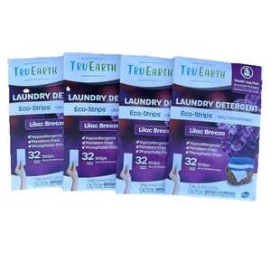 Tru Earth Laundry Detergent Sheets Lilac Breeze & Breeze 32 Pack Up to 64 Loads